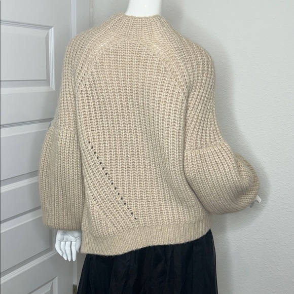 Ulla Johnson Cream Raquel Hand-knit Crewneck Sweater - Picture 5 of 11